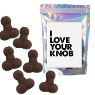 Bag Of Chocolate Dicks - Love Your Knob